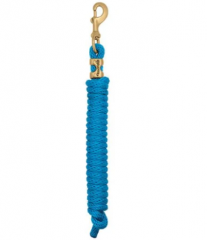 Weaver Lead Rope Poly 10' Hurricane Blue