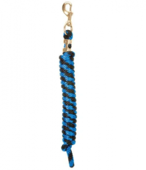 Weaver Lead Rope Poly 10' Blue/Black