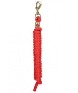 Weaver Lead Rope Poly 10' Red