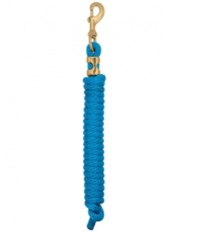 Weaver Lead Rope Poly 10' Hurricane Blue