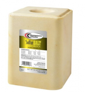 Sulfur Block 50 lbs (Multi Species, Salt)
