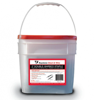 Staples Keystone Double Barbed 10 lbs 2" (Fencing Supplies & Fasteners)