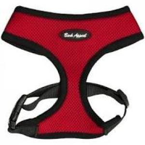 Bark Appeal Breathe Ez Dog Harness Red  Medium Mesh