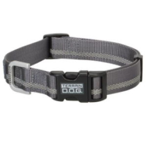 Weaver Pet Terrain Dog Collar 17"-25" Gray (Dog, Collars, Harnesses &