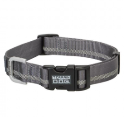 Weaver Pet Terrain Dog Collar 13"-19" Gray (Dog, Collars, Harnesses &