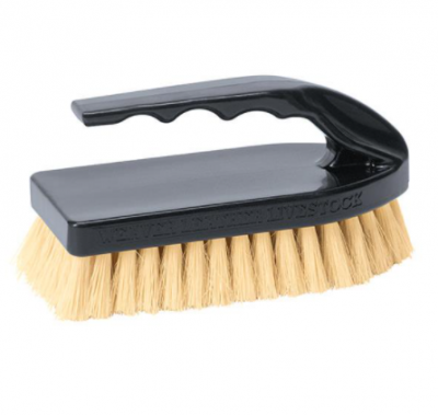 Weaver Pig Brush With Handle Black