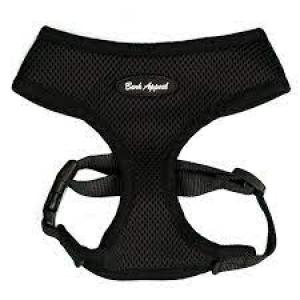 Bark Appeal Breathe Ez Dog Harness Black Small Mesh