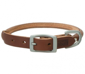 Weaver Pet Terrain Dog Collar Roll 3/4" x 17" Brown Leather (Dog, Collars,