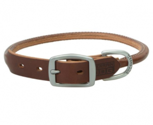 Weaver Pet Terrain Dog Collar Roll 1" x 19" Brown Leather (Dog, Collars,