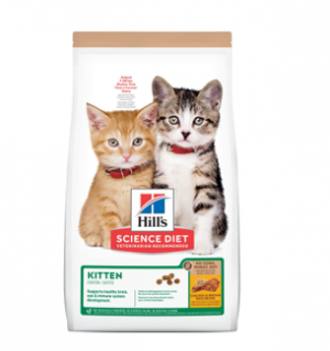 Science Diet Kitten 3.5 lbs No Corn/Wheat/Soy Dry CAT Food