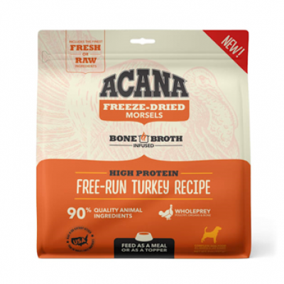 Acana Dog Turkey Morsels Freeze Dried 8 Oz Dog Treats