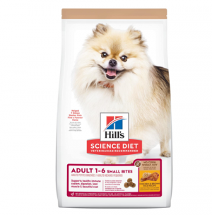 Science Diet Dog 15 lbs Adult Small Bite No Corn/Wheat/Soy Dry Dog Food