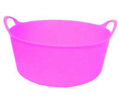 Tuff Stuff Flex Tub Short 4 Gallon Pink (Buckets & Tubs)