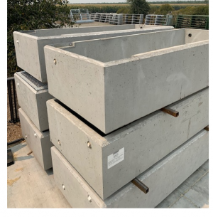 Concrete Trough 42" X 114" X 22" 4100 lbs