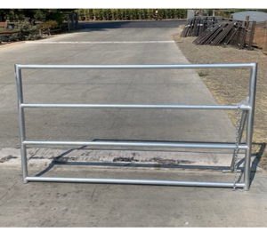 Galvanized 4 Rail Gate 8' (Tube Gates)