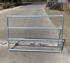 Galvanized 4 Rail Gate 6' (Tube Gates)