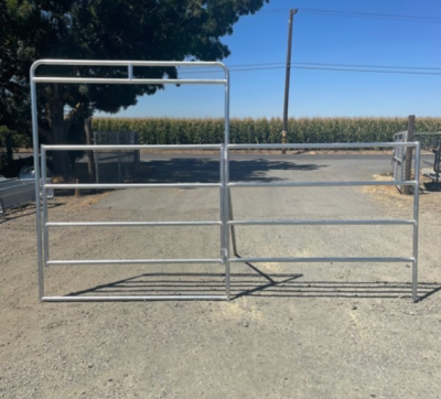 SC Galvanized Gate Panel 12', 4 Rail, 5' High (Tube Panels)