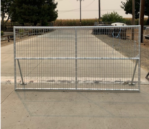 Galvanized 2" X 4" Mesh Gate 10'