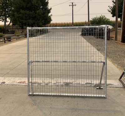 Galvanized 2" X 4" Mesh Gate 6'