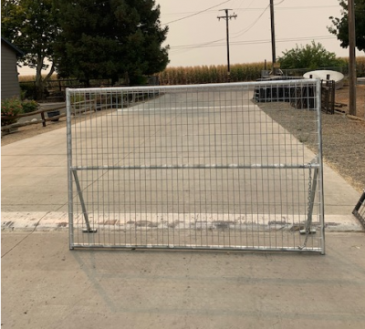 Galvanized 2" X 4" Mesh Gate 8'