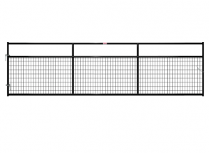 Gray 2" X 4" Wire Filled Gate 16' Behlen