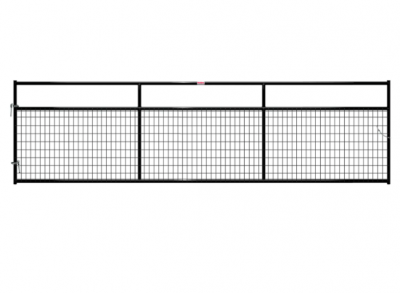 Gray 2" X 4" Wire Filled Gate 16' Behlen