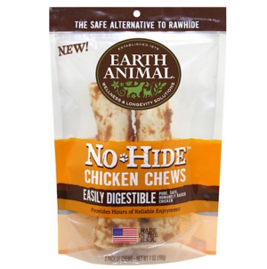 Earth Animal No Hide 7"  2 Pack Chicken Dog Chews