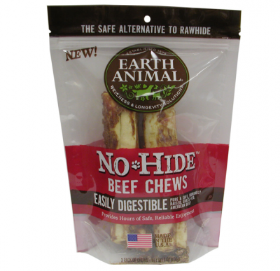 Earth Animal No Hide 7"  2 Pack Beef Dog Chews