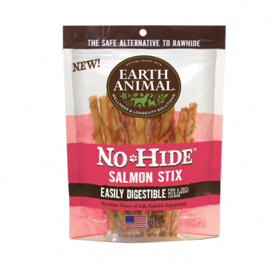 Earth Animal No Hide 3 oz Salmon Stix 10 Pack Dog Chews