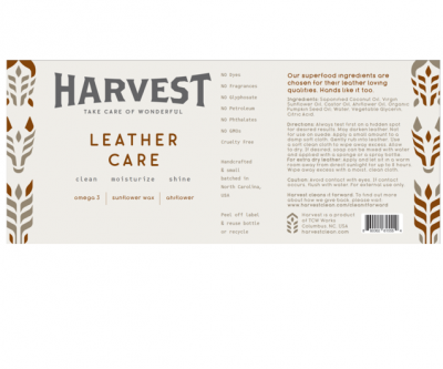 Harvest Leather Care 17 oz