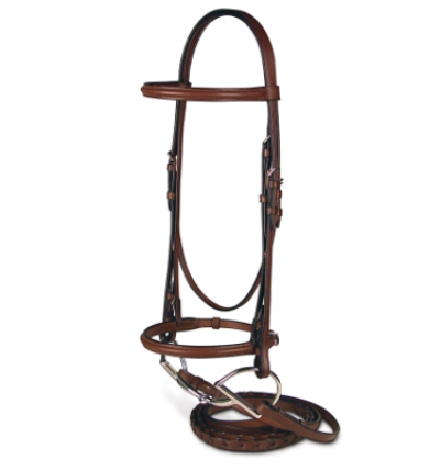 Passport Plain Plain Raised Bridle Pony