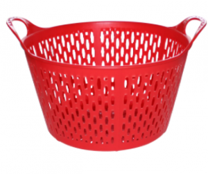 Tuff Stuff Flex Sieve Colander 5 Gallon Red