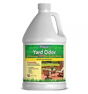 Naturvet Yard Odor Eliminator with Citronella 64 Oz Refill (Stool and Urine
