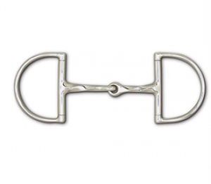 Snaffle Slow Twist Hunt Dee 5"
