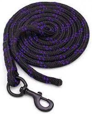 Blocker Lead Rope 12' Black/Purple