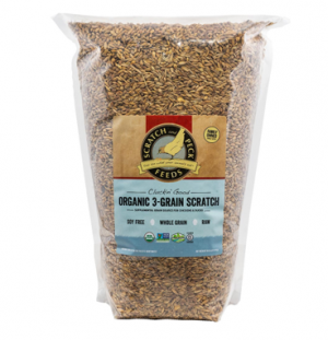 Scratch And Peck Organic 3 Grain Scratch 10 Lb (Poultry Feed)