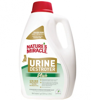 Nature's Miracle Cat Urine Destroyer Plus 128 Oz