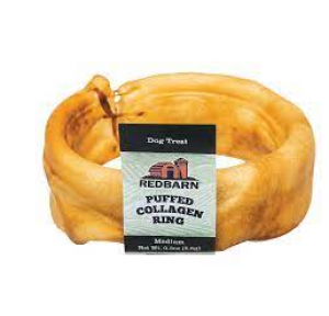 Red Barn Collagen Puffed Ring 3" (Dog Treats & Chews)