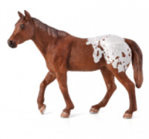 Legler Appaloosa Stallion Chestnut Blanket (Toy Animal Figure)
