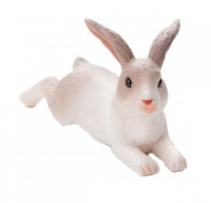 Legler Rabbit Lying (Toy Animal Figure)