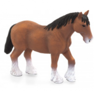 Legler Clydesdale Horse Brown (Toy Animal Figure)