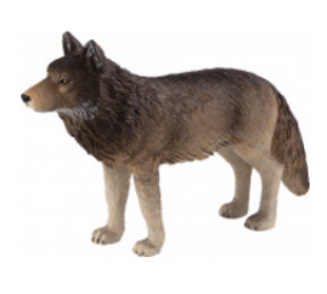 Legler Timber Wolf Standing (Toy Animal Figure)