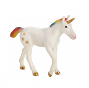 Legler Unicorn Baby Rainbow (Toy Animal Figure)