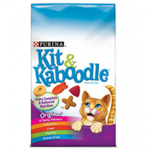 Purina Kit & Kaboodle Dry Cat Food Original, 22 Lb Bag