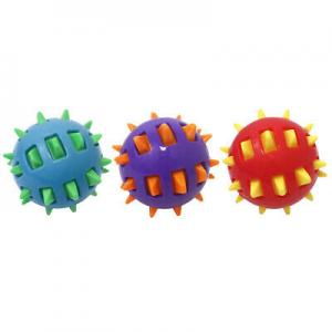 Multipet Spike Balls 4.5" Dog Toy - Assorted