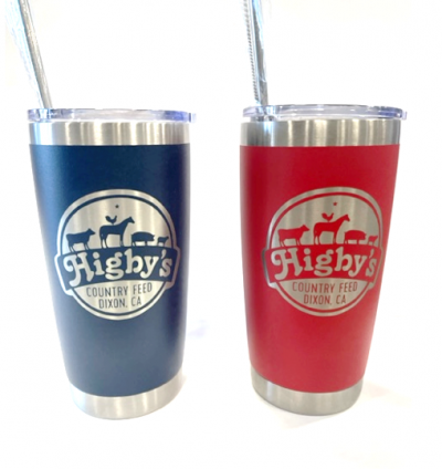 Higby's Customized Tumbler With Lid 20 Oz