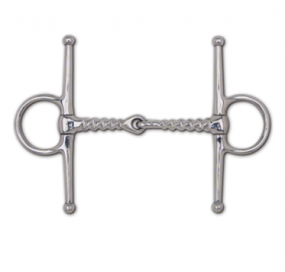 Corkscrew Snaffle Full Cheek Bit 5 1/2"