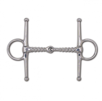 Corkscrew Snaffle Full Cheek Bit 5"