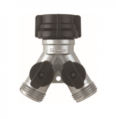 Gilmour Y Shut Off Zinc (Hose Valves)