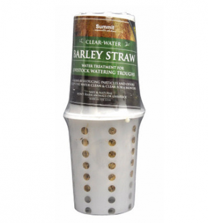 Clear Water Barley Straw Water Treatment, 4.3" x 11" for Livestock Watering